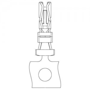 DF51K-2428SCFA(800), Проводные клеммы и зажимы 2mm Pitch WtoB Conn Contact