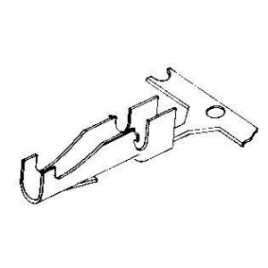 02-07-2101 (Mouser Reel), Проводные клеммы и зажимы BRD-IN TERM 18-24G M Reel of 1000