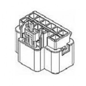 15326110, Автомобильные разъемы 12P FEM BLK CONN GT 280 SERIES 25AMPS