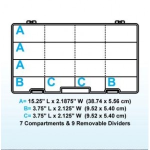 T700412PK, Коробки и ящики для хранения 12 Pack of Box Dividers - Clear