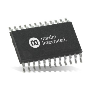 MAX20056BAUGA/V+, Драйверы систем светодиодного освещения Integrated 4-Channel 100mA, High-Brightness LED Driver for Automotive LCDs