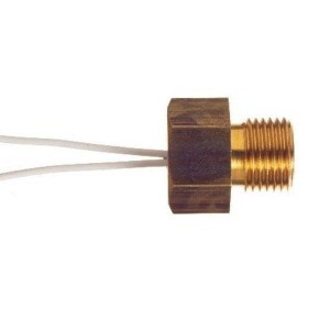 30010000, Промышленные температурные датчики Temperature Sensor type W-GYK(SCH), Pt1000RTD element in brass threaded hex housing, G1/8thread, 180mm (7.1in.) L 2 wire PTFE insulation,-40 to +250C operating temp.