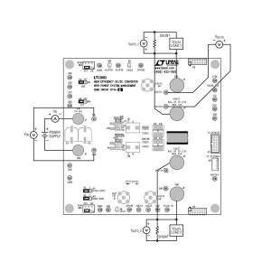 DC2174A-B, Средства разработки интегральных схем (ИС) управления питанием LTC3882EUJ Demo Board