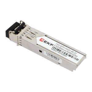 SFP модуль SFP-HM2D-85-20 2.5 2,5 Гбит двойное многомодовое оптоволокно 850нм дальность 300м TSX EKF [TSX-SFP-HM2D-85-03]