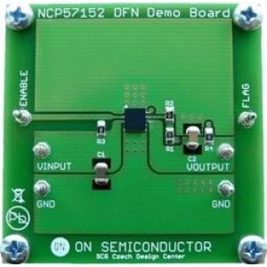 NCP57152MNADGEVB, Средства разработки интегральных схем (ИС) управления питанием 1.5A ADJ VLDO REG DB