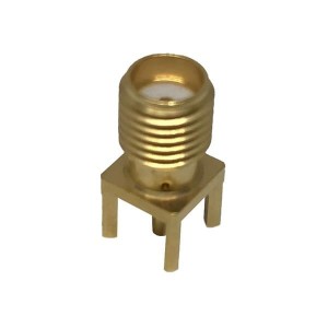 R125426000, РЧ соединители / Коаксиальные соединители SMA / STR JCK RECEPT FOR PCB SOLDER LEGS