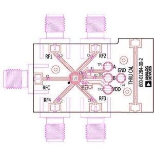 EV1HMC7992LP3D, Радиочастотные средства разработки EVALUATION BOARD ASSEMBLY