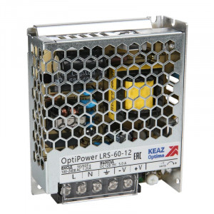 Блок питания панельный OptiPower LRS 60-12 5A 328873