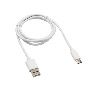 Шнур USB-Type-C, 2A.,PVC,1метр,белый