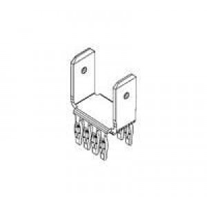 5167892-3, Клеммные колодки с изолирующими перегородками 8 POS LINKING TERM W ACT. PIN