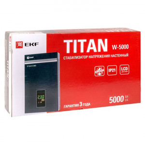 Стабилизатор напряжения настенный TITAN W-5000 PROxima stab-w-5000