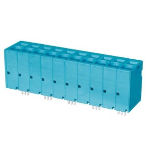 TBL008V-1000-10BE, Фиксированные клеммные колодки Terminal block, screwless, 10.0, Vertical, 10, Blue