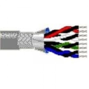 8312 060100, Multi-Paired Cables 22AWG 12PR SHIELD 100ft SPOOL CHROME