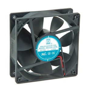 OD9225-12HSS, Вентиляторы постоянного тока DC Fan, 92x25mm, 12VDC, 52CFM, 0.25A, 35dBA, 2900RPM, Sealed Sleeve Bearing, Lead Wires