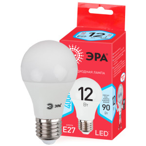 Лампа светодиодная ECO LED A60-12W-840-E27 (диод, груша, 12Вт, нейтр, E27) (10/100/1500) Б0030027