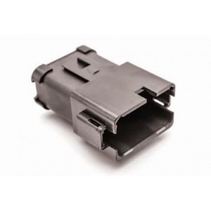 AT04-12PA-ECBLK, Автомобильные разъемы 12 Pin Recept. Key Pos. A w/End Cap BLK