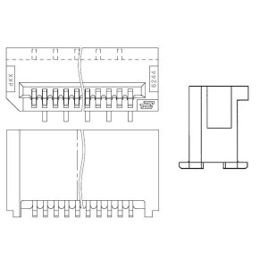 046244414010846+, Соединители FFC и FPC 0.5mm Pitch 14pos Vert Au Stnd