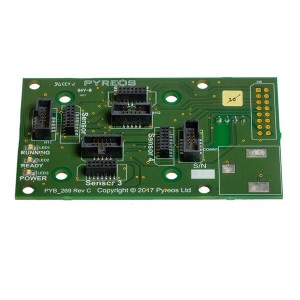 dPYEBB01, Инструменты разработки оптического датчика ezPyro Prototyping System - Base board for up to 4 ezPyro breakout boards