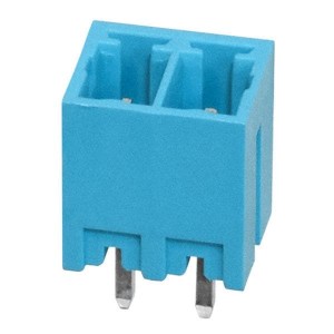 TBP02R2-381-02BE, Съемные клеммные колодки Terminal block, pluggable, 3.81, receptical, 2 pole, blue