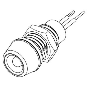 L08-01GAAS-MR7001, Standard Circular Contacts GREEN METAL DC 4V