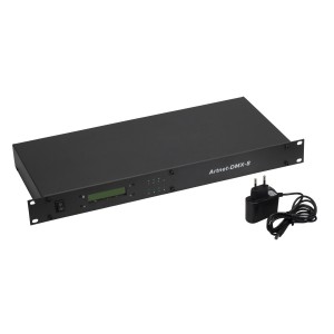 Контроллер LT-Artnet-DMX-8 (220V, 4096CH) (Arlight, IP20 Металл, 1 год)