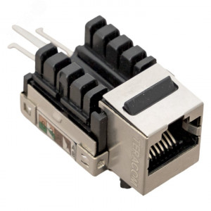 Модуль розеточный Keystone RJ45 кат.5E FTP экранир. 110 IDC 90град. TERACOM PRO TRP-KSTN-SOCK-90D-5EFTP