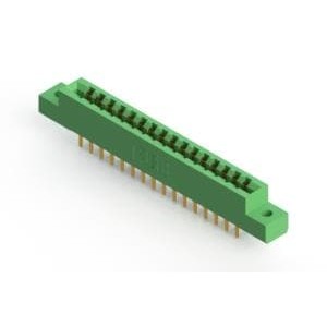 305-032-520-202, Стандартные краевые разъемы 305 Series (.156" (3.96mm) contact spacing) Card Edge Connector with 32 P.C Tail type contacts. The tails are .046" x .013" (1.17mm x 0.33mm) and .213" (5.41mm) long in a Double Row formation. The Insulator is Green in color with a .295" (7.49mm) dee