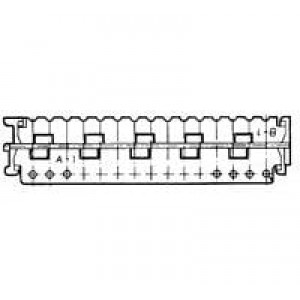 3-175133-0, Проводные клеммы и зажимы CT DOUBLE ROW 30P HOLDER NATU