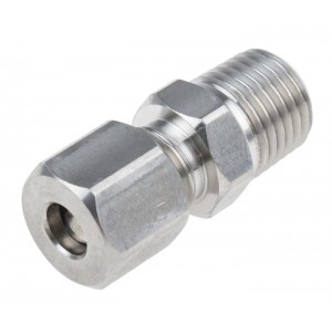 FC-187 S/S 1/4" NPT X 1/4"