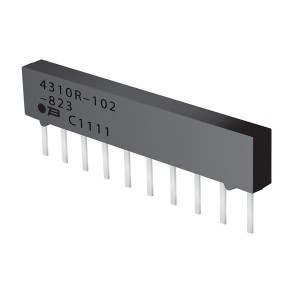 4308R-102-102, Резисторные сборки и массивы 1K 8Pin Isolated