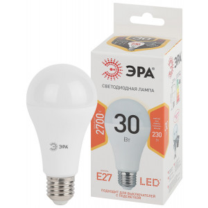 Лампа светодиодная LED A65-30W-827-E27 A65 30Вт груша E27 тепл. бел. Б0048015