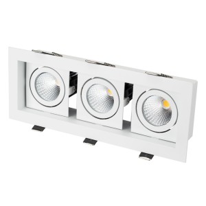 Светильник CL-KARDAN-S260x102-3x9W Warm (WH, 38 deg) (Arlight, IP20 Металл, 3 года)