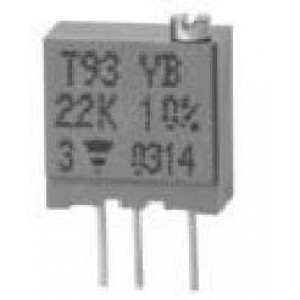 T93YB100KT20, Подстроечные резисторы - сквозное отверстие 3/8