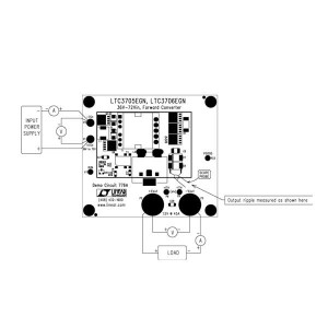 DC776A, Средства разработки интегральных схем (ИС) управления питанием LTC3705EGN - LTC3706EGN Demo Board