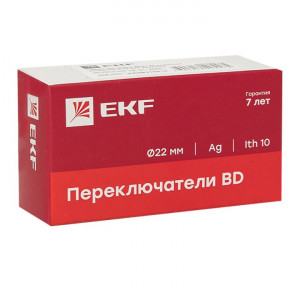 Переключатель BD21 2P короткая ручка NO IP65 PROxima xb2-bd21-65