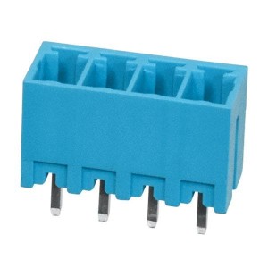 TBP02R2-381-04BE, Съемные клеммные колодки Terminal block, pluggable, 3.81, receptical, 4 pole, blue