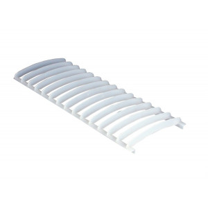 RV louver white polycarbonate /LT/ 7980023704