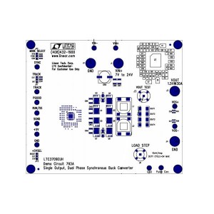 DC793A, Средства разработки интегральных схем (ИС) управления питанием LTC3709EUH Single Output, Dual Phase Syn