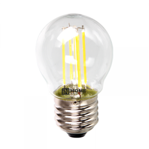 Лампа светодиодная LED-ШАР-deco 9Вт шар прозрачная 3000К тепл. бел. E27 1040лм 230В 4690612026268