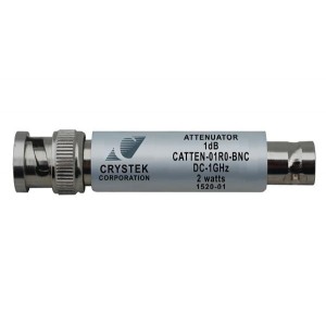 CATTEN-01R0-BNC, Аттенюаторы - межкомпонентные соединения DC-1GHz Atten. 1dB BNC 50 Ohm 2 watts