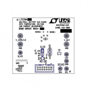 DC1812A-A, Средства разработки интегральных схем (ИС) управления питанием LTC2943 Demo Board - 20V Battery Gas Gau