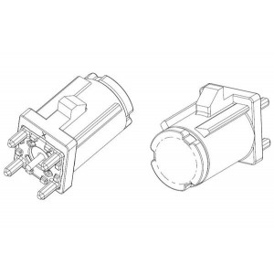 2333210-2, Автомобильные разъемы 1 pos Vertical