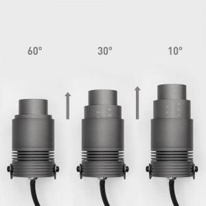 Светильник ALT-RAY-ZOOM-R61-12W Day4000 (DG, 10-60 deg, 230V) 029700, Уличный светодиодный прожектор, мощность 12Вт, регулируемый угол освещения 10-60°. Цвет ДНЕВНОЙ 4000К, световой поток 160-520лм. Влагозащищенный корпус IP67 - темно-серый алюминий, экран из закаленного стекла.