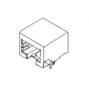 95540-6888, Модульные соединители / соединители Ethernet RA LP SMT SH JACK 8 T SH JACK 8/8 BLI.22