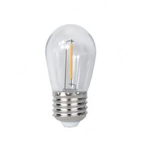 Лампа светодиодная филаментная PLED-ECO-S14 1Вт 2700К тепл. бел. CLEAR E27 для Белт-лайт 5040625