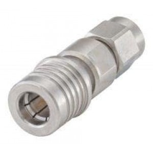 28S132-S00N5, РЧ адаптеры - междусерийные SMA Plug to QMA Plug Straight Adapter