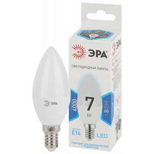 Лампочка светодиодная STD LED B35-7W-840-E14 E14 / Е14 7Вт свеча нейтральный белый свет Б0020539