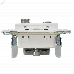 SKANDY Розетка двойная TV+SAT SK-A13W арктический белый IEK SK-AF20-O-K01