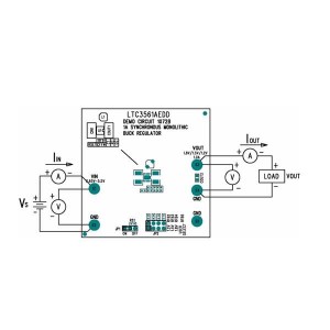 DC1072B, Средства разработки интегральных схем (ИС) управления питанием LTC3561AEDD Demo Board - 1.25A, 4MHz, Sy