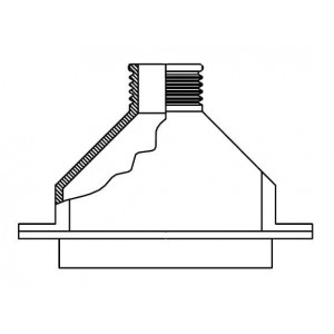 557-107M2-06B, Корпуса разъемов D-Sub  LIGHT WEIGHT SOLID BANDING BACKSHELL